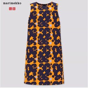 MARIMEKKO | Keidas Sleeveless Dress Tunic Orange girls Sz 10 12